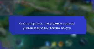 Сезонен пропуск – ексклузивни скинове: уникални дизайни, токени, бонуси